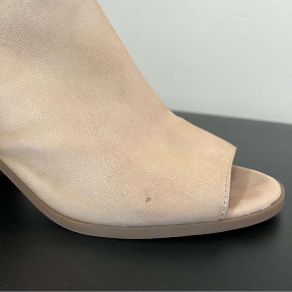 Lucky Brand Barimo Leather Peep Toe Ankle Fashion Heels - Picture 8 of 12